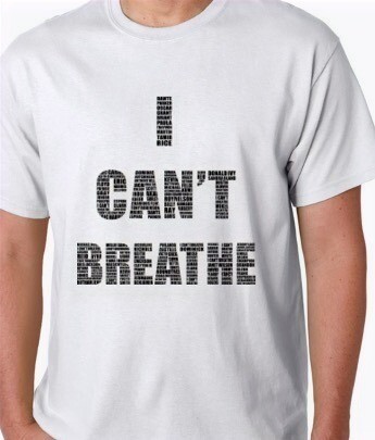 I CAN&#39;T BREATHE  T-SHIRT - White &amp; Black