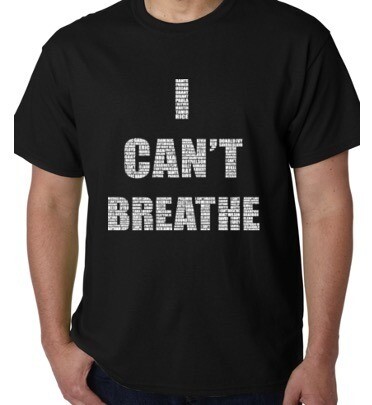 I CAN&#39;T BREATHE  T-SHIRT - Black &amp; White
