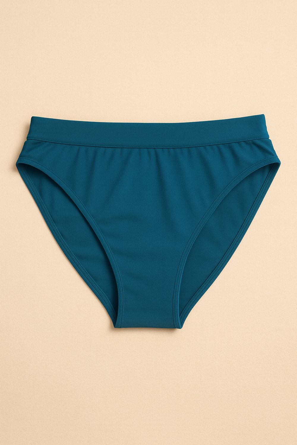 Women’s low-rise panties, turquoise color