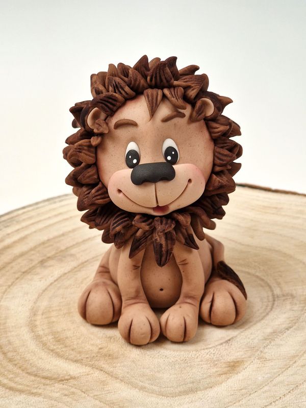 Fondant- Dekoration / Löwe "Rony", Einzelstück!