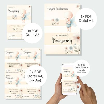 Digitale Einladungen, Patenbriefe, Geburtstafeln, Stundenpläne und mehr!