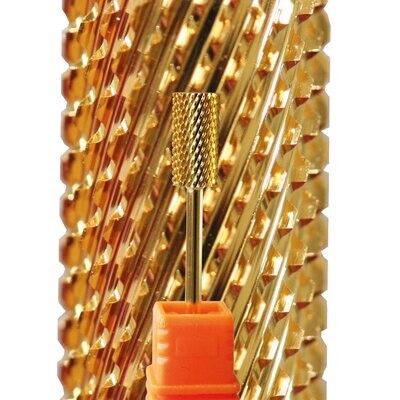 Fräser, zylindrisch, golden, mittelgrob