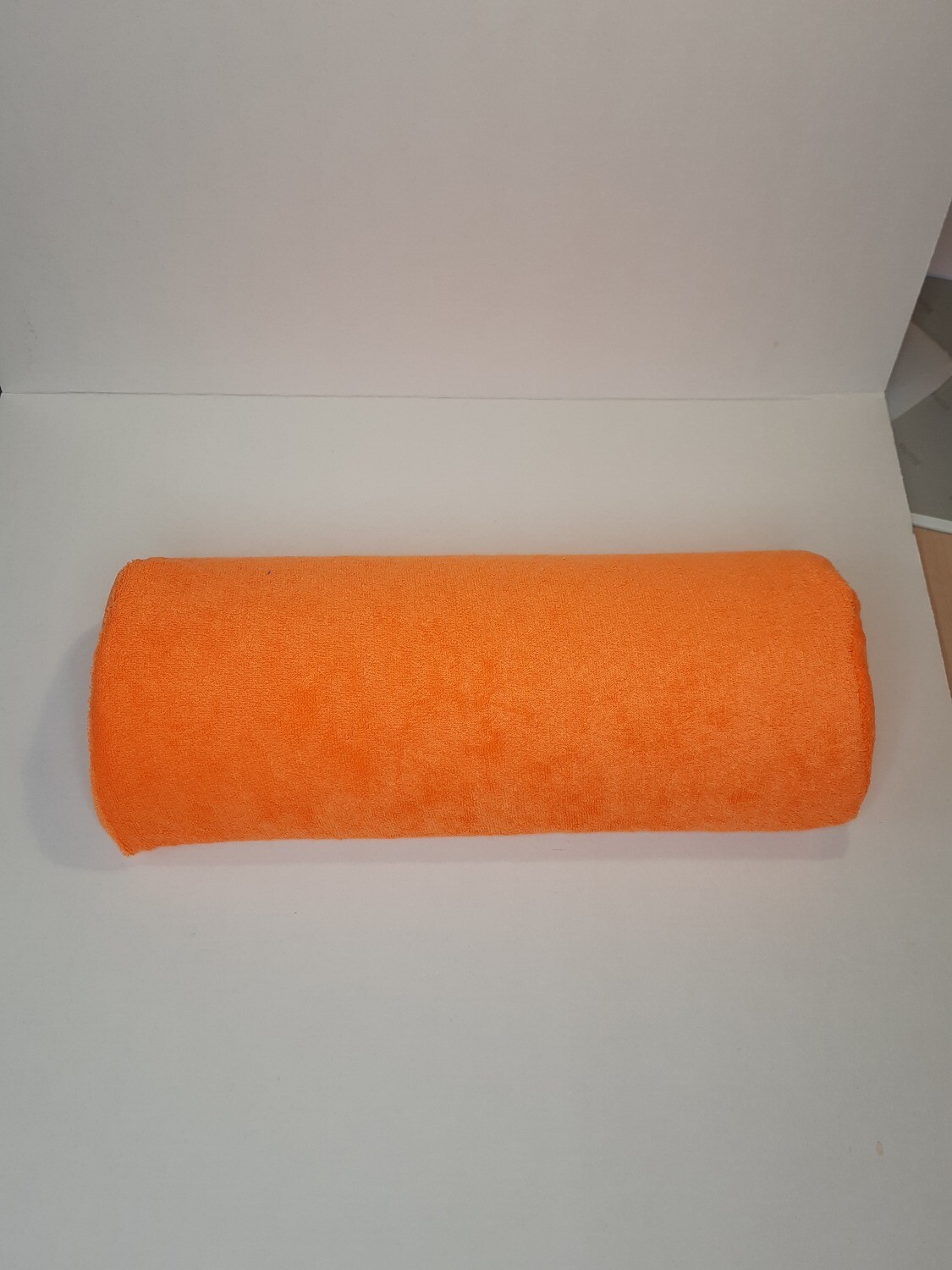 Handauflage Schaumstoff, halbrund orange