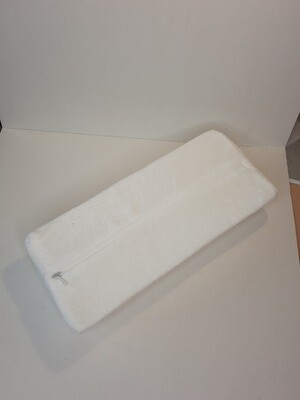 Handauflage Schaumstoff, halbrund weiss