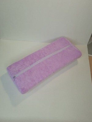 Handauflage Schaumstoff, halbrund violett