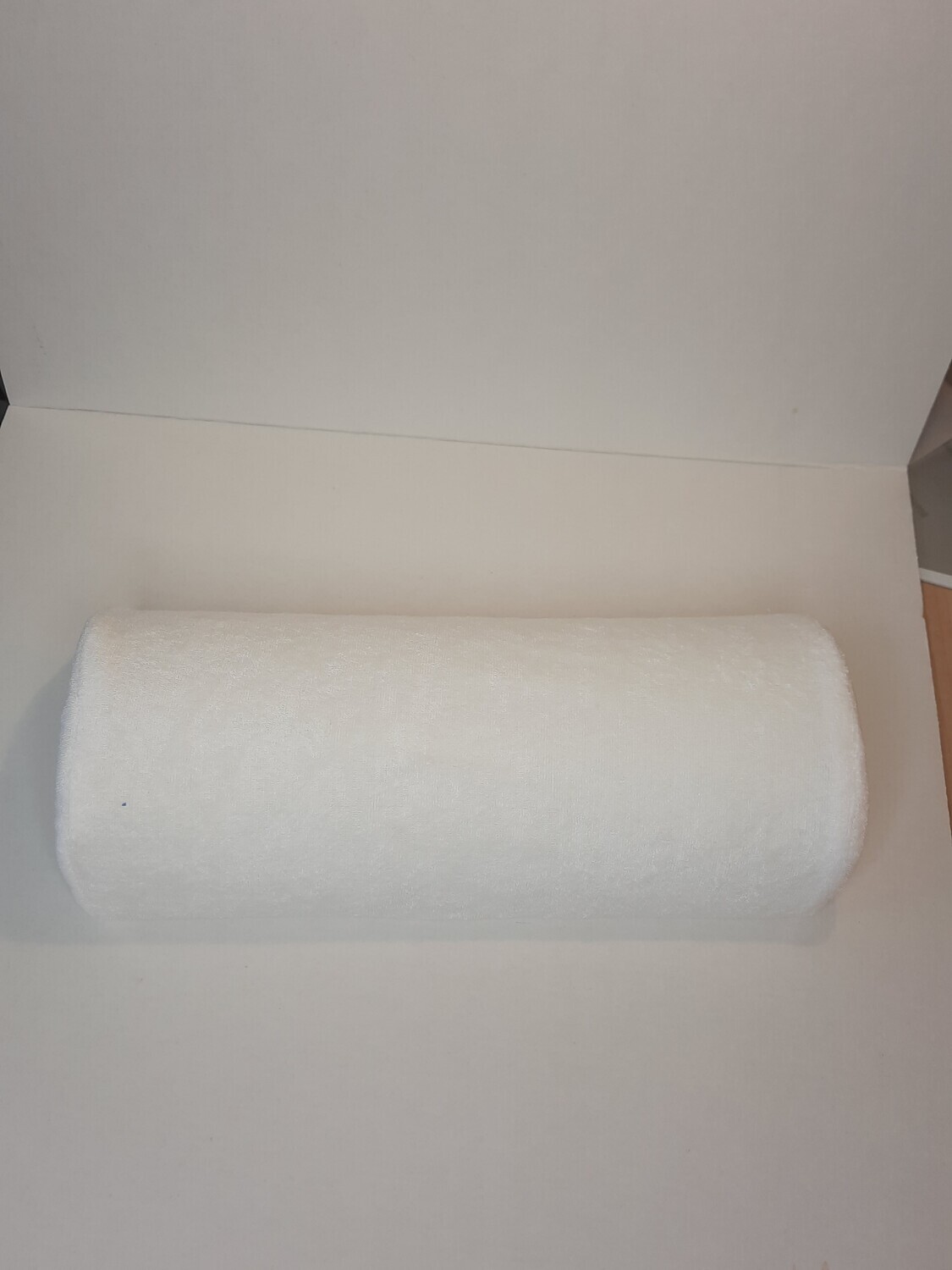Handauflage Schaumstoff, halbrund weiss