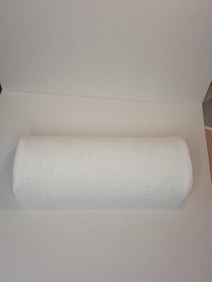 Handauflage Schaumstoff, halbrund weiss