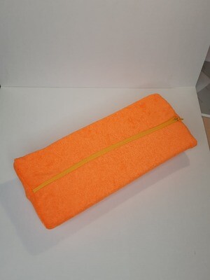 Handauflage Schaumstoff, halbrund orange