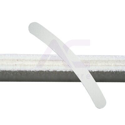 Nagelfeile gebogen, Körnung 100/180, weiss