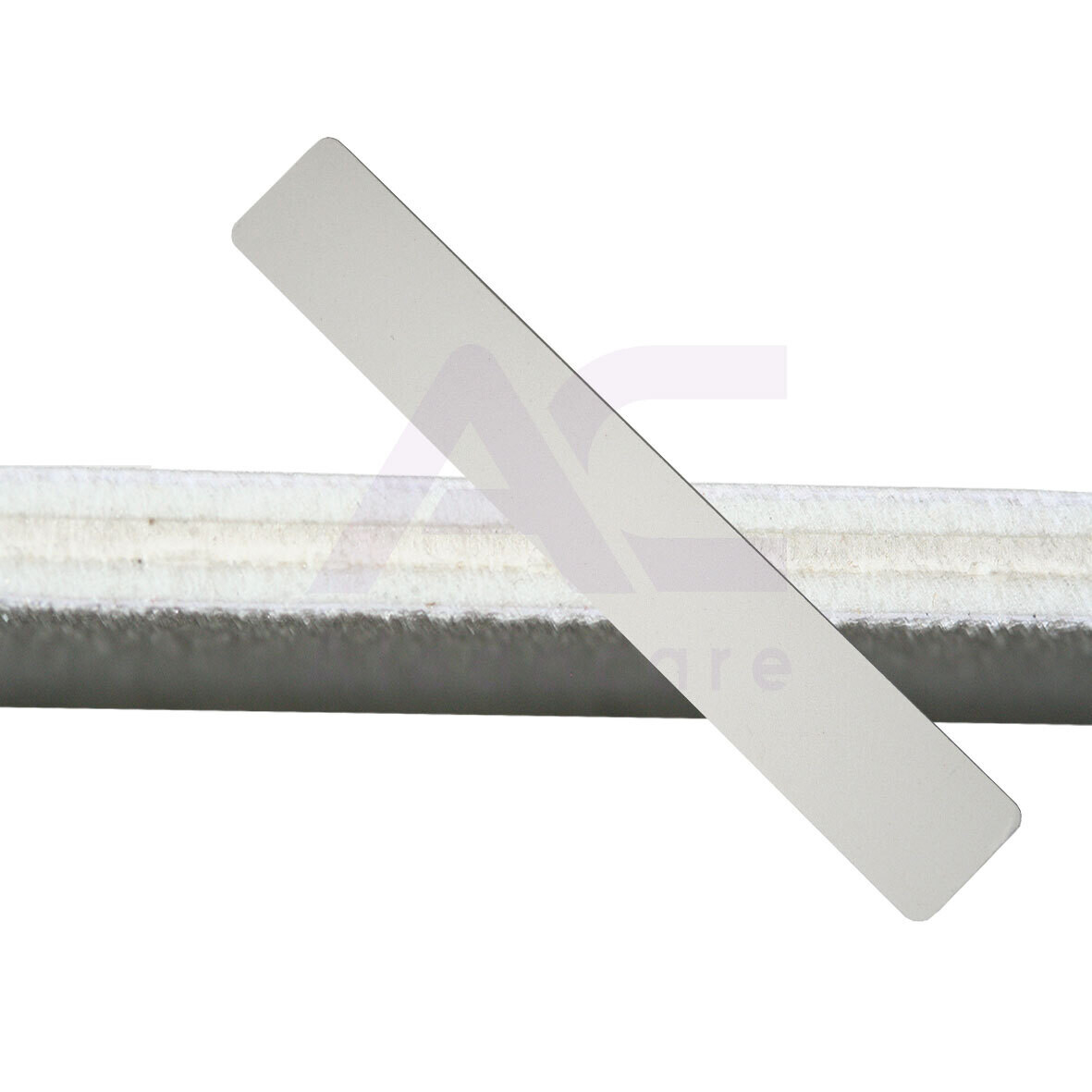 Nagelfeile gerade, breit, Körnung 100/180, weiss,