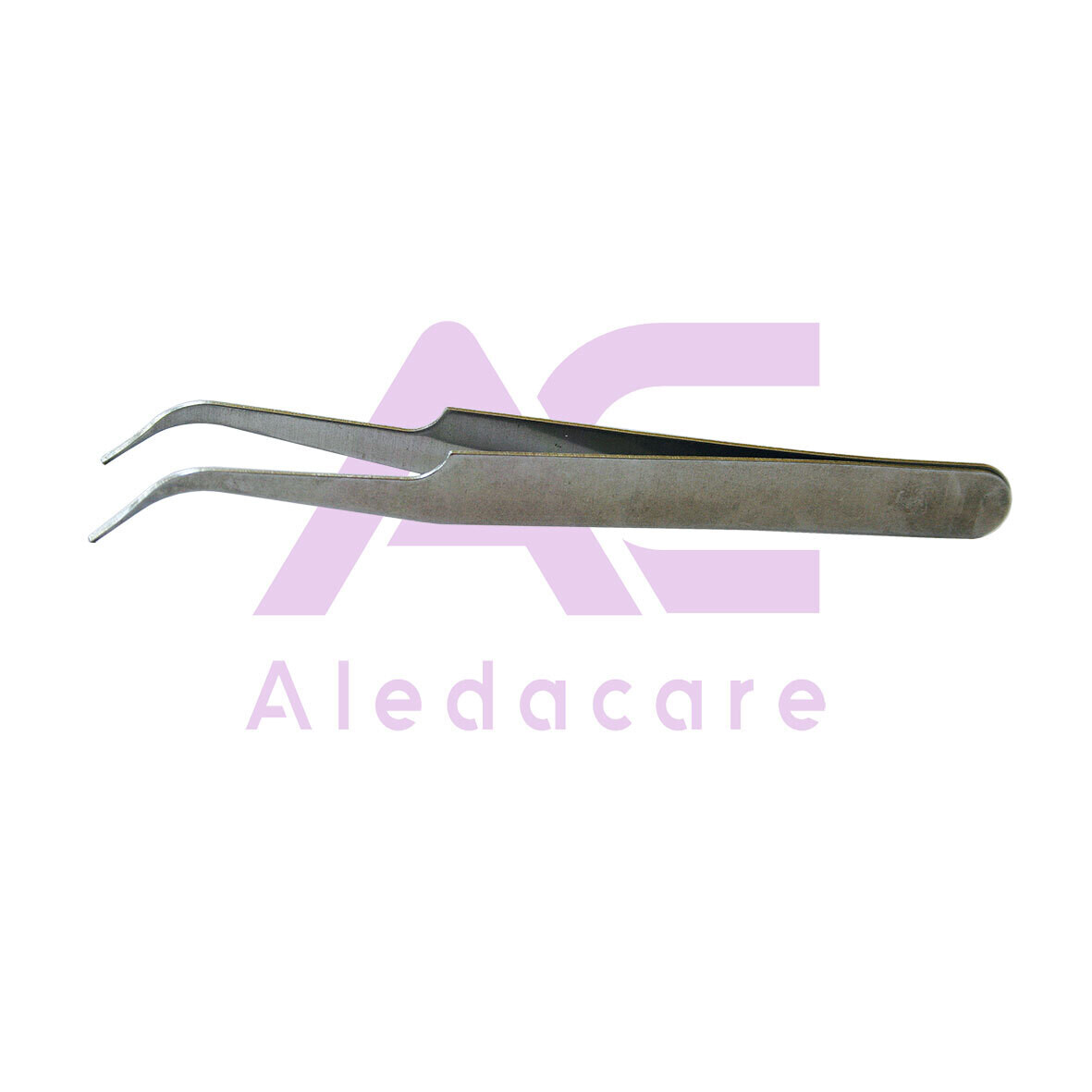 Pinzette mit Spitze abgebogen, Stahl, 11cm lang, antimagnetisch