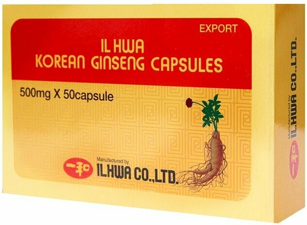 Ginseng Coreano 500 mg. 50 Cápsulas Blister Tongil