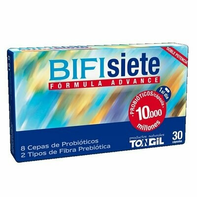 Bifisiete 30 Cápsulas Fórmula Avanzada Tongil Bifisiete 30 Cápsulas Fórmula Avanzada Tongil