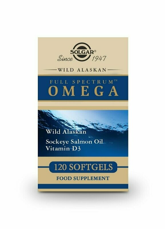 Full Spectrum Omega 120 Cápsulas Blandas Solgar®