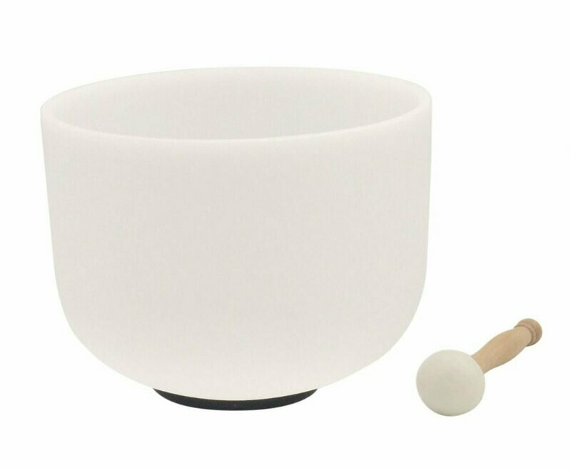 Cuenco de Cuarzo Blanco de 40 cms.