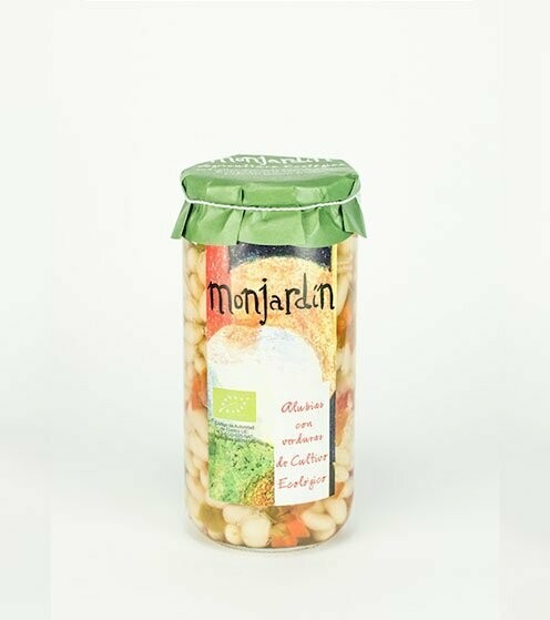 Alubias con Verduras de Agricultura Ecológica 720 gr. Monjardin