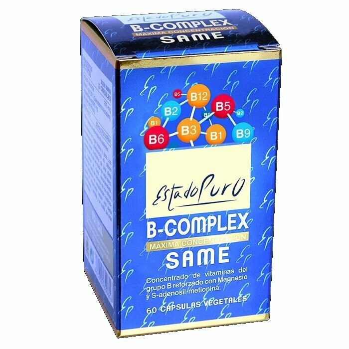 B  Complex-Same (S adenosil metionina) 60 Cápsulas Vegetales Estado Puro Tongil