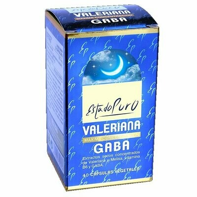 Valeriana Gaba 40 Cápsulas Vegetales Estado Puro de Tongil