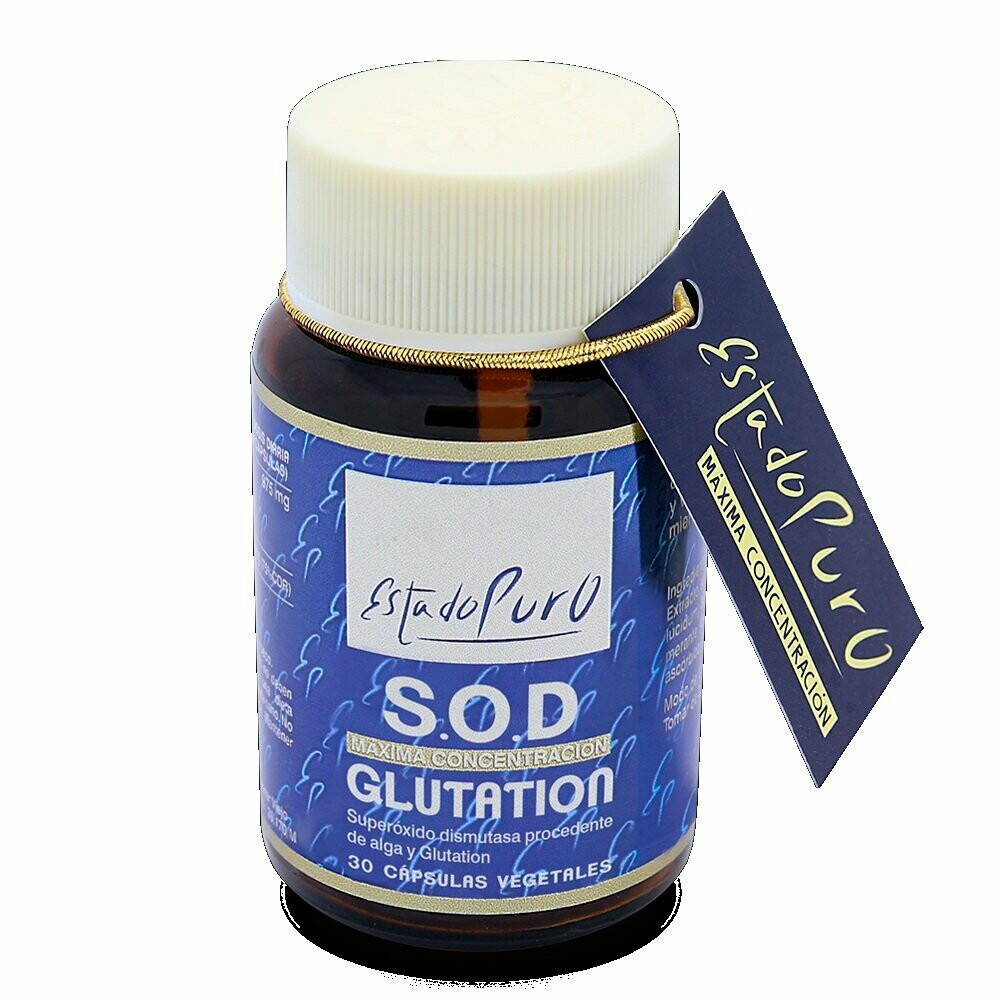 S.O.D Glutation 30 Cápsulas Vegetales Estado Puro de Tongil