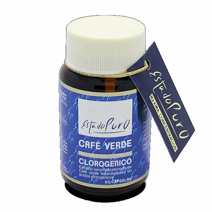 Café Verde Clorogénico 60 Cápsulas  Estado Puro de Tongil