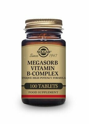 Megasorb Vitamina B-Complex 50 -100 Comprimidos Solgar®