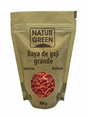 Bayas de Goji Roja Grande Bio 200 g NaturGreen