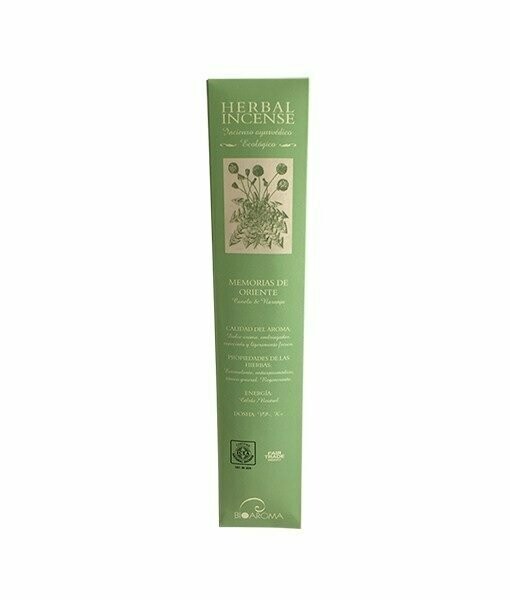 Incienso Ecológico Memorias Oriente 12 varillas BioAroma