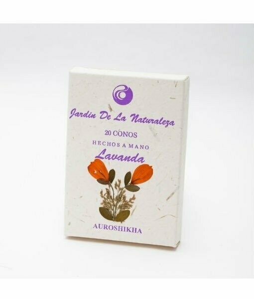 Incienso Conos Ecológicos Lavanda Auroshikha