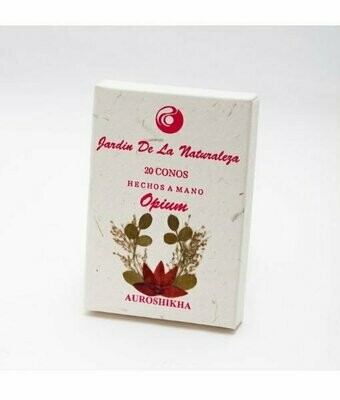 Incienso Conos Ecológicos Opium Auroshikha Incienso Conos Ecológicos Opium Auroshikha