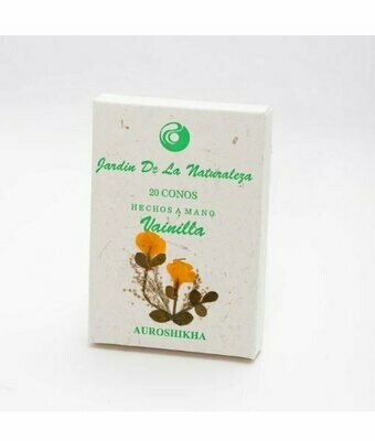 Incienso Conos Ecológicos Vainilla Auroshikha Incienso Conos Ecológicos Vainilla Auroshikha