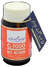 Vitamina C-1000 no ácida 100 Comprimidos Estado Puro de Tongil