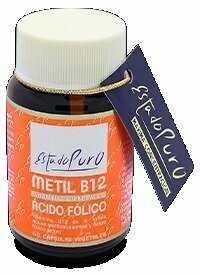 Metil B12 Ácido Fólico 60 Cápsulas Vegetales Estado Puro de Tongil