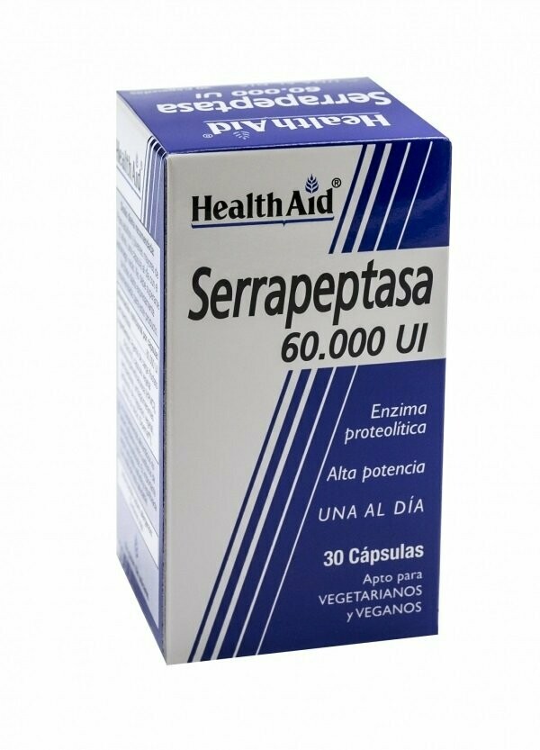 Serrapeptasa 60.000 ui. 30cap. Health AiD®
