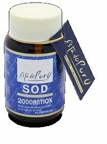 S.O.D 2000ANTIOX 40 Cápsulas Estado Puro de Tongil