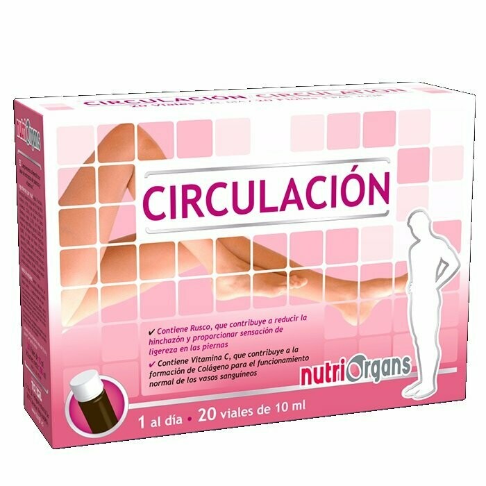 Circulación 20 Viales de 10 ml Nutriorgans Tongil