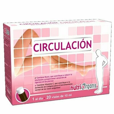 Circulación 20 Viales de 10 ml Nutriorgans Tongil