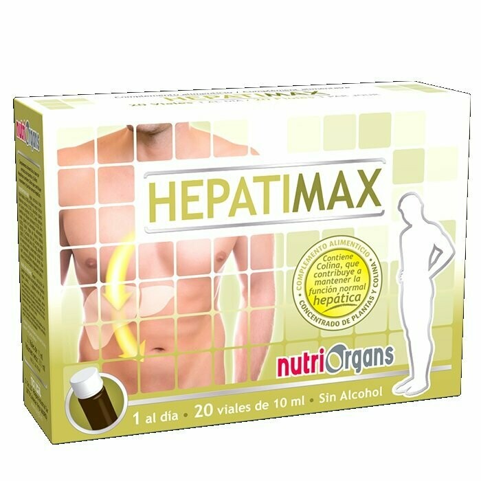 Hepatimax 20 Viales de 10 ml Nutriorgans Tongil