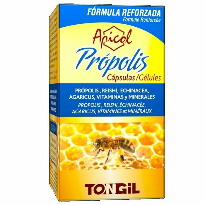 Apicol Própolis 40 Cápsulas Vegetales Tongil