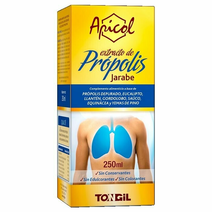 Apicol Jarabe Extracto de Própolis 250 ml Tongil
