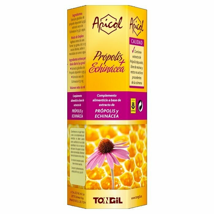 Apicol Própolis + Echinácea 60 ml Tongil