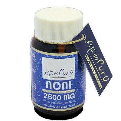 Noni 2500 mg. 40 Cápsulas Vegetales Estado Puro de Tongil Noni 2500 mg. 40 Cápsulas Vegetales Estado Puro de Tongil