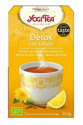 Detox Limón Bio 17 filtros de YOGI TEA®