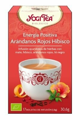 Energía Positiva Arándanos Rojos Hibisco Bio 17 filtros de YOGI TEA®