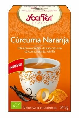 Cúrcuma Naranja Bio 17 filtros de YOGI TEA®