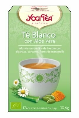 Té Blanco con Aloe Vera Bio 17 filtros de YOGI TEA®