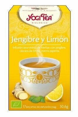 Jengibre y Limón Bio 17 filtros de YOGI TEA®