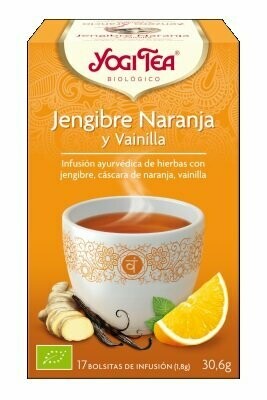 Jengibre Naranja y Vainilla Bio 17 filtros de YOGI TEA®