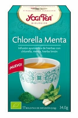 Chlorella Menta Bio 17 filtros de YOGI TEA® Chlorella Menta Bio 17 filtros de YOGI TEA®