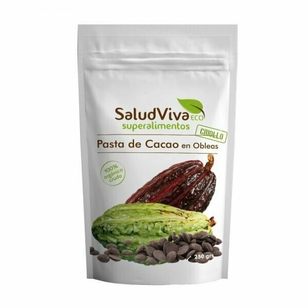Pasta de Cacao en Obleas ECO 250g SaludViva