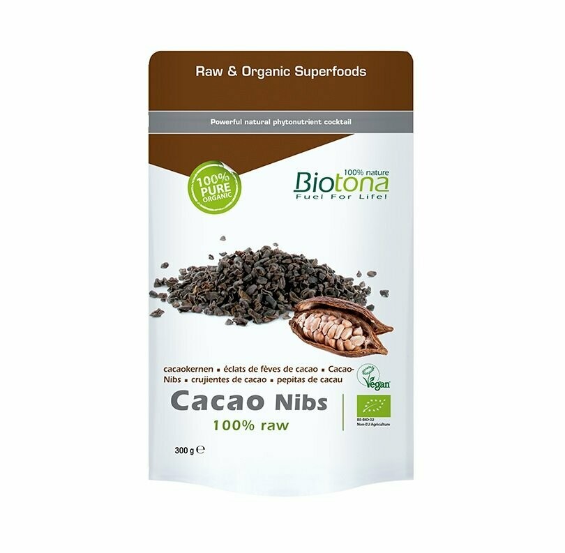 Cacao Trozos 100% puro Bio 300 g Biotona